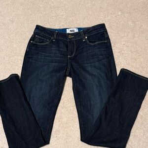 PAIGE Los Angeles Girls Dark Blue Skinny Jeans